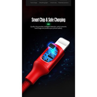 Cáp Rock tự ngắt Lightning Metal auto disconnect data cable