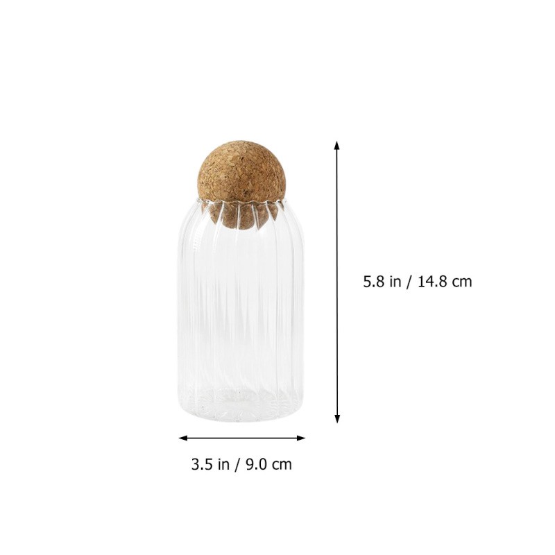 1 Hũ Thủy Tinh Tròn Đựng Gia Vị Trong Suốt | BigBuy360 - bigbuy360.vn