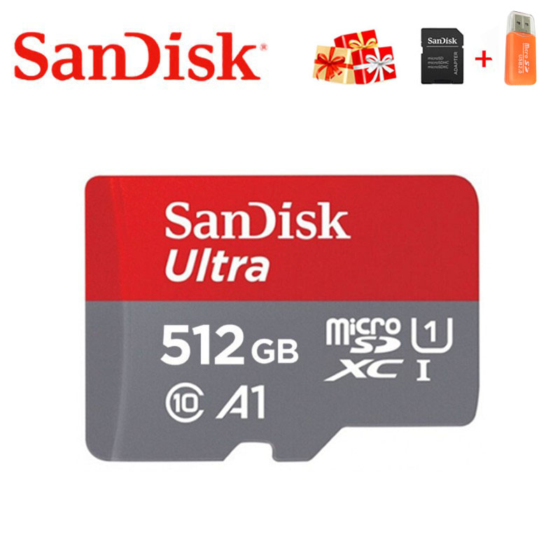 Thẻ Nhớ Micro Sd Sandisk 100% 128gb Uhs-1 C10 100mb / S Sd 32gb / 64gb / 128gb / 256gb / 512gb Chất Lượng Cao