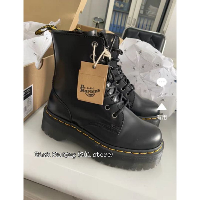 BOOTS DR MARTENS JADON (Order) đủ size Nam nữ (SẴN TRẮNG ĐẾ CAO SZ 43) | BigBuy360 - bigbuy360.vn