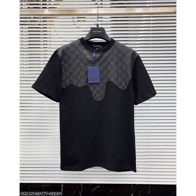 Áo phông dập nổi vân cao cấp nam nữ mặc đôi hót 2022