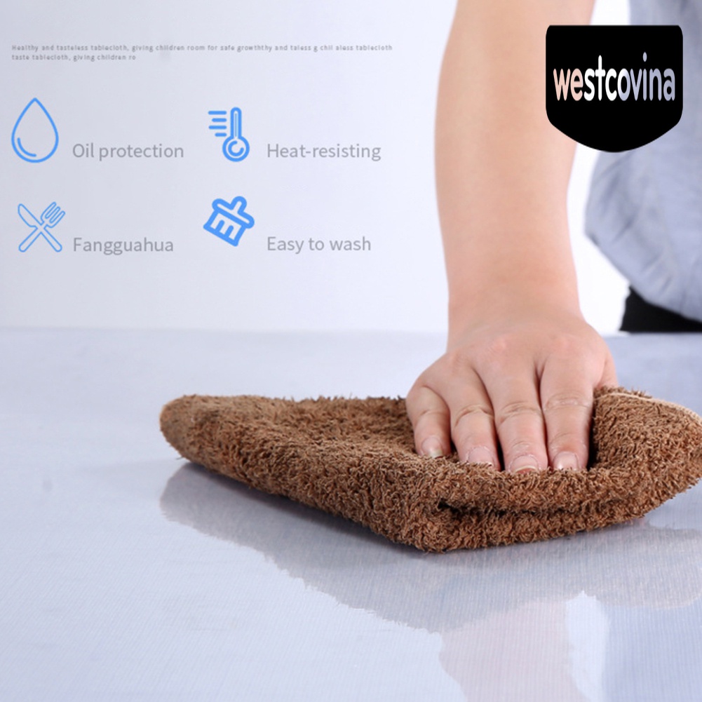 [Hot]☀ Khăn Trải Bàn Trong Suốt Mềm Mại Trang Trí Nhà Cửa