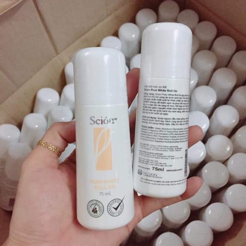 Lăn Khử Mùi, Trắng Da Scion Pure White Roll On Của Mỹ Nuskin