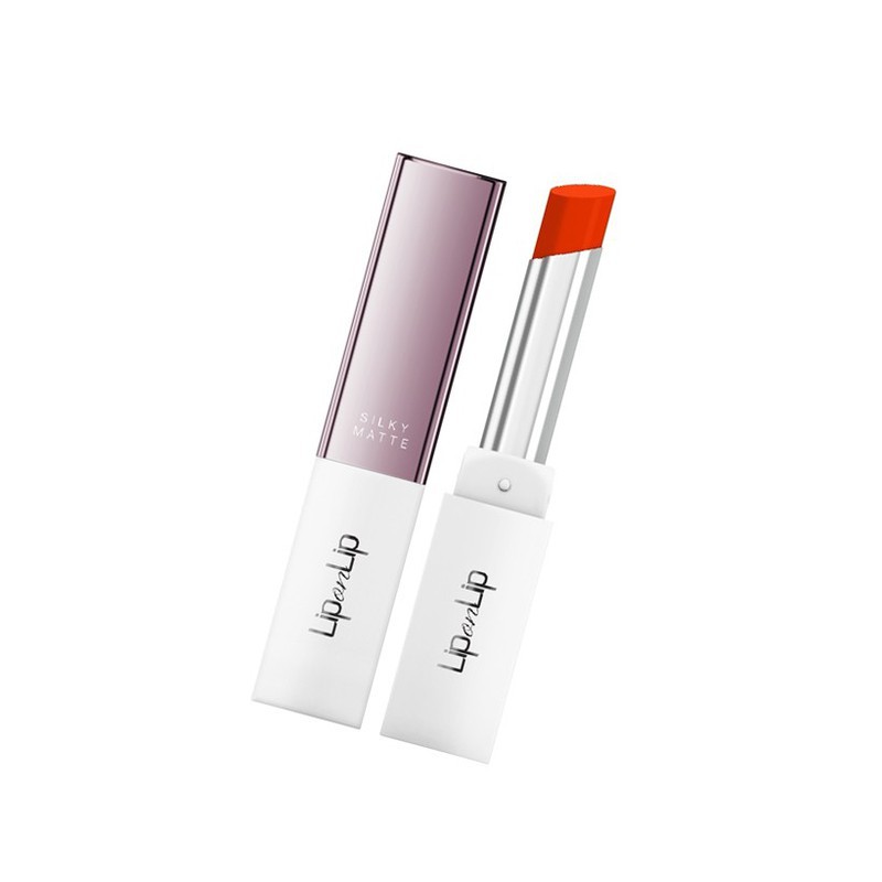 Son lì siêu mịn dưỡng tối ưu Lip On Lip Silky Matte 2,2g Neon Oragne [Cam Rực Rỡ]