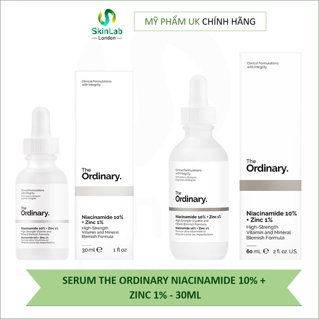 SERUM THE ORDINARY NIACINAMIDE 10% + ZINC 1%