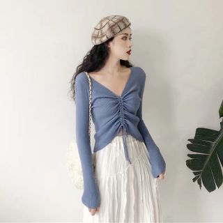 Áo len nữ thun gân đủ màu