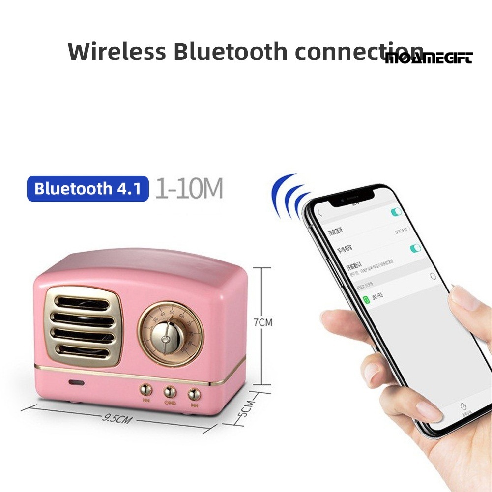 Loa Bluetooth Moame Hm11 Phong Cách Vintage