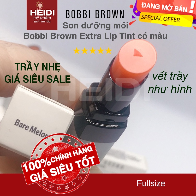 [Hàng showroom bị trầy] Son dưỡng môi Bobbi Brown Extra Lip Tint có màu