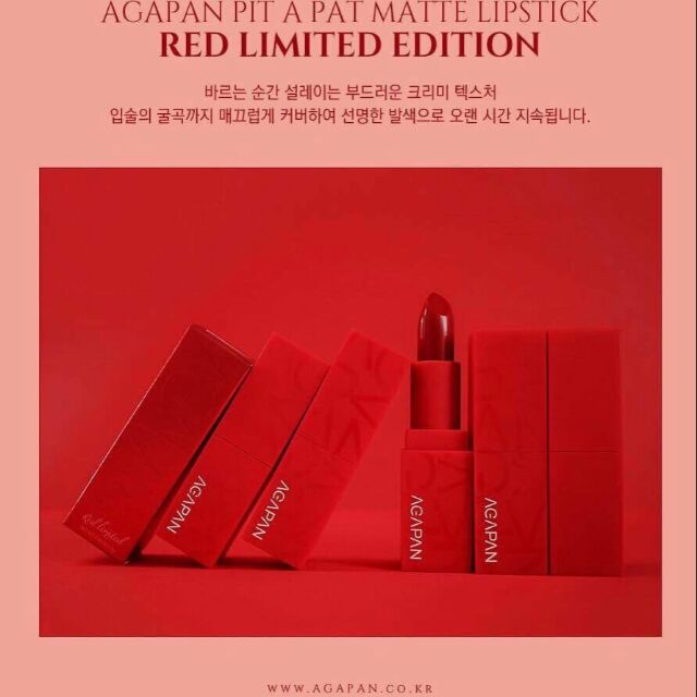 Son Agapan Pit A Pat Matte Lipstick