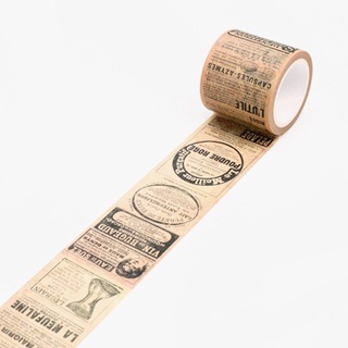 Cuộn Băng Keo Giấy Washi Dài 8 Mét Phong Cách Vintage