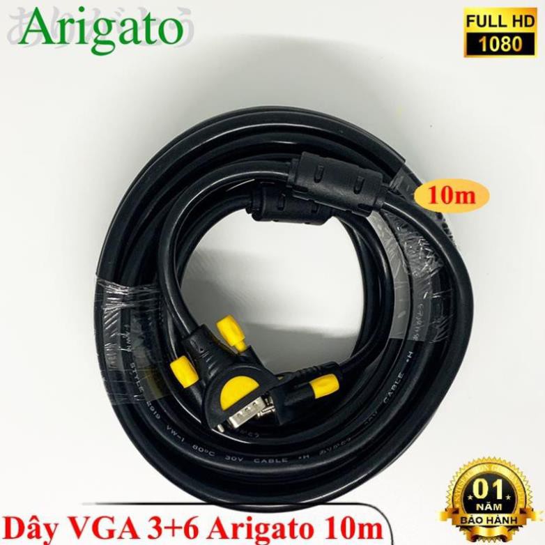 Dây Vga 3+6 10M Ari Arigato Đảm Bảo Chất Lượng