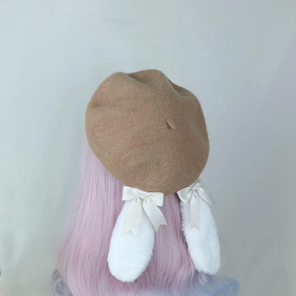 RAINBOW Nón Beret Thời Trang Đáng Yêu Cho Búp Bê 20cm