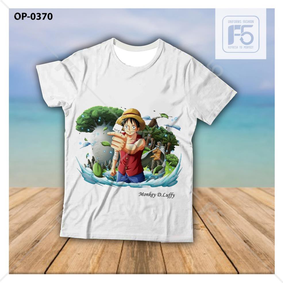 (SALE) Áo Thun Áo Phông OnePiece - Luffy OP370