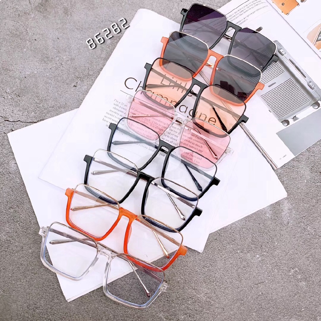 Mắt kính bản to thời trang Hàn Quốc