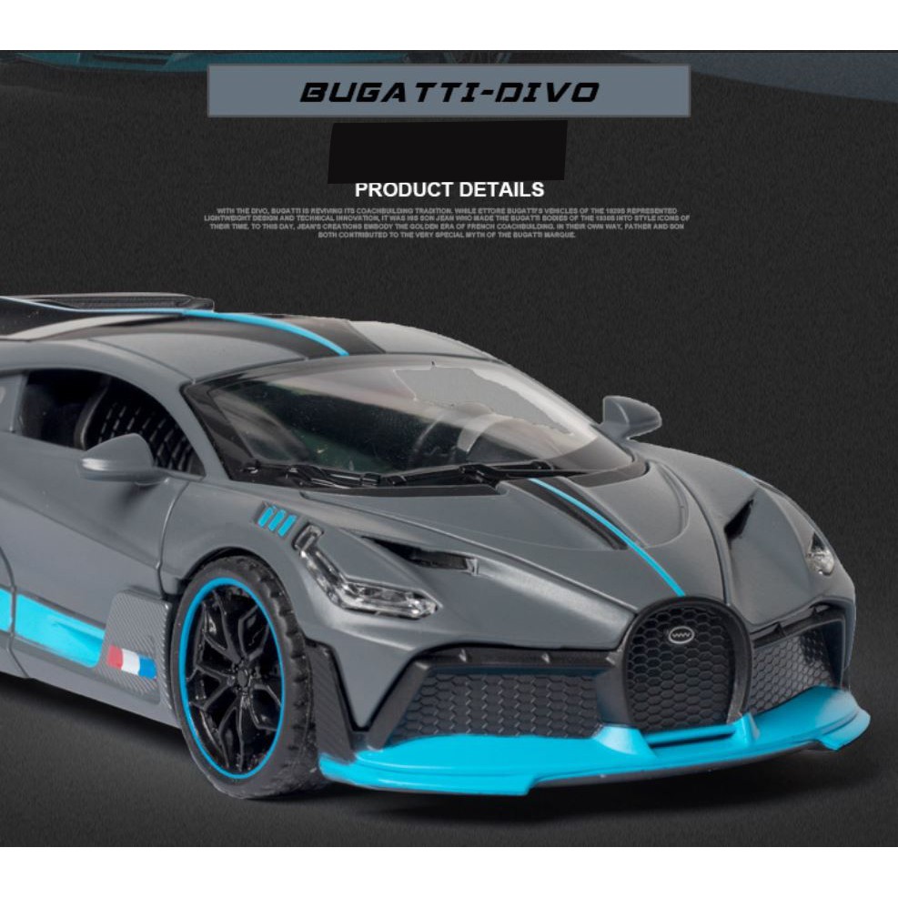 Xe mô hình kim loại Bugatti Divo tỷ lệ 1:32