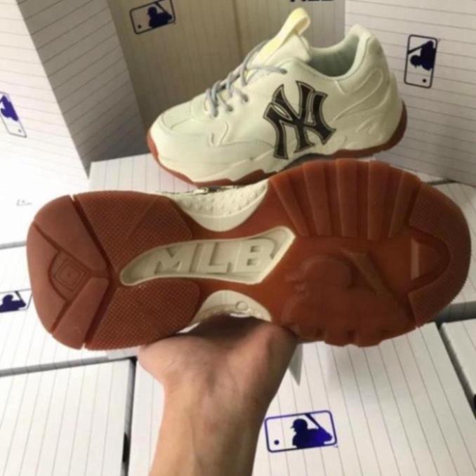 Giày thể thao MLB đế nâu bản trung đế tách hot trend nam nữ kiểu dáng thể thao