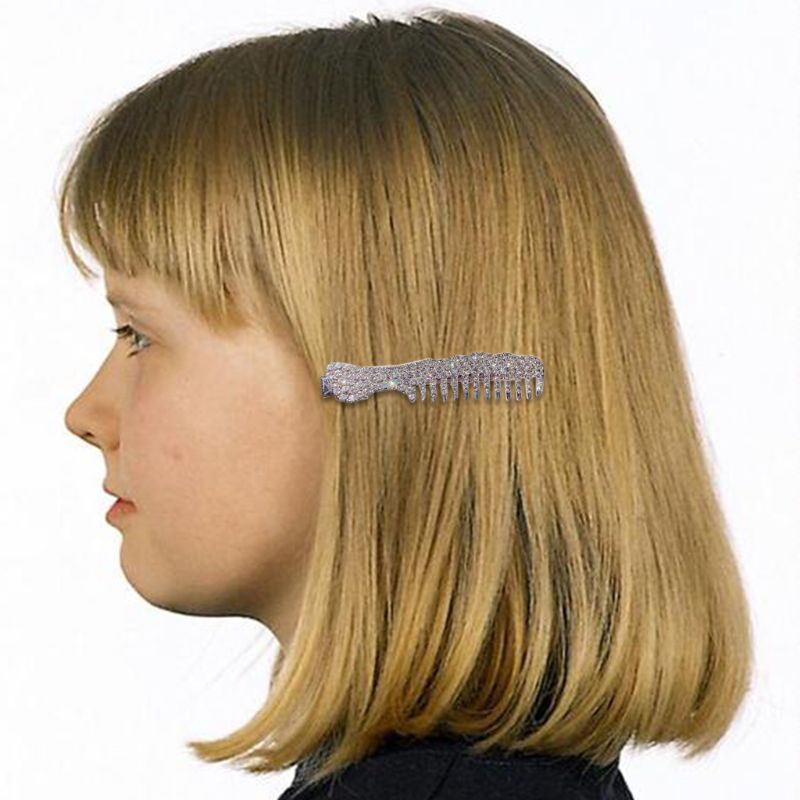 Lược Cài Tóc Mỏ Vịt Bằng Hợp Kim Thiết Kế Ngọt Ngào Cho Trẻ Em Mái Tóc Mái Ins Pr