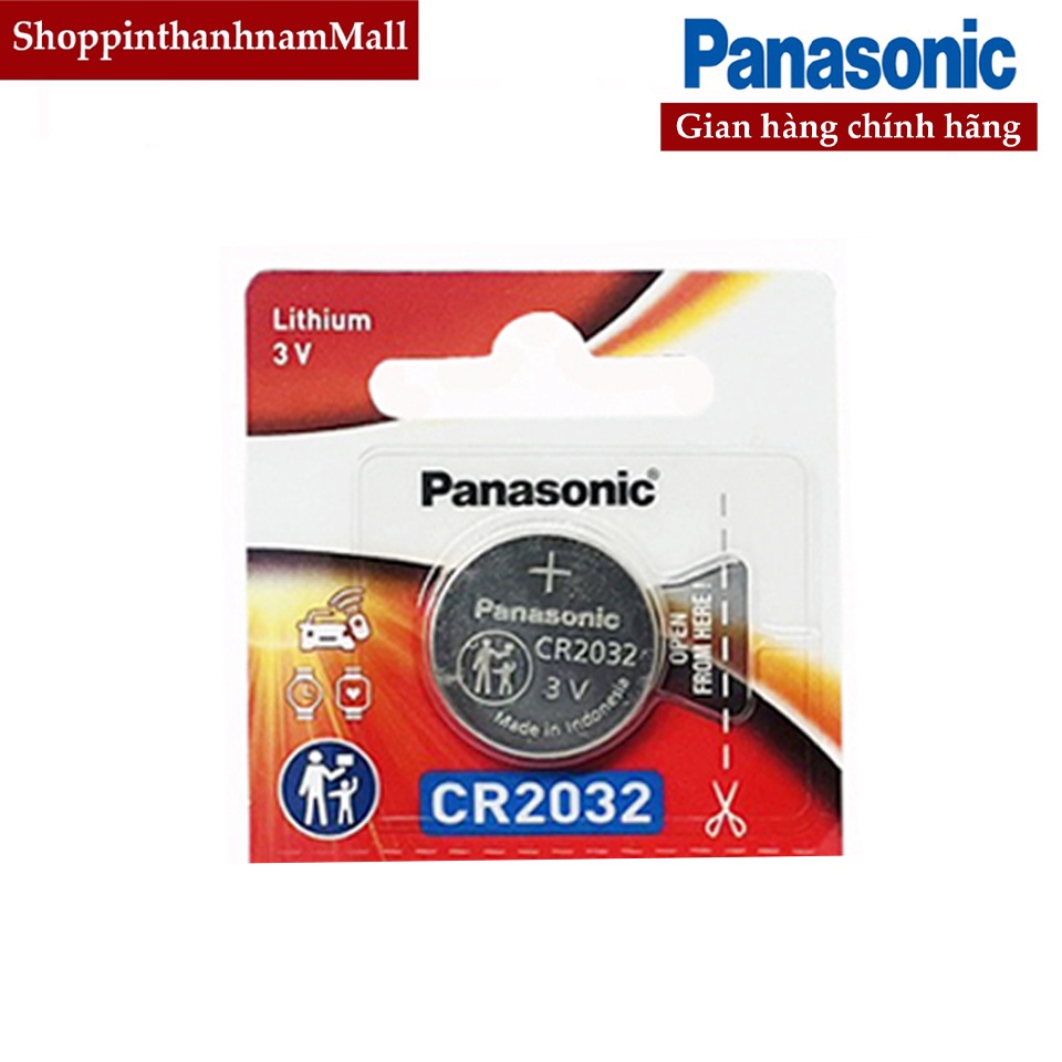1 viên pin CR2032 Panasonic lithium 3V chính hãng