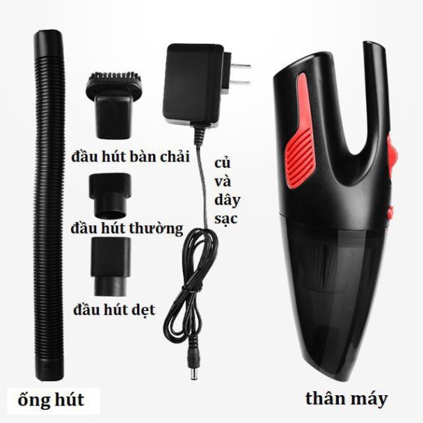 Máy hút bụi cầm tay, máy hút bụi mini pin sạc không dây và có dây(tẩu nguồn 12v)[BH 6 tháng] - Better Car