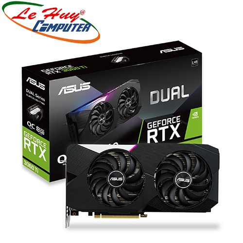 Card màn hình - VGA ASUS Dual GeForce RTX 3060 Ti OC 8GB GDDR6 V2 - (DUAL-RTX3060TI-O8G-V2)