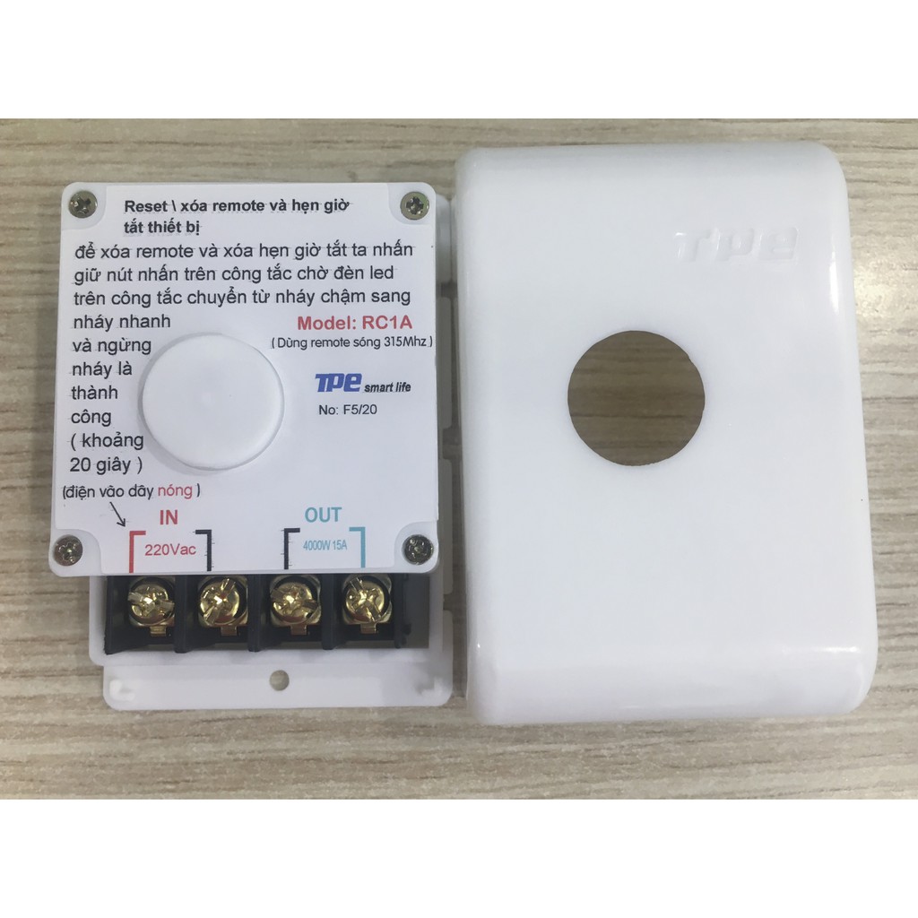 Công tắc điều khiển từ xa công suất lớn TPE RC1A