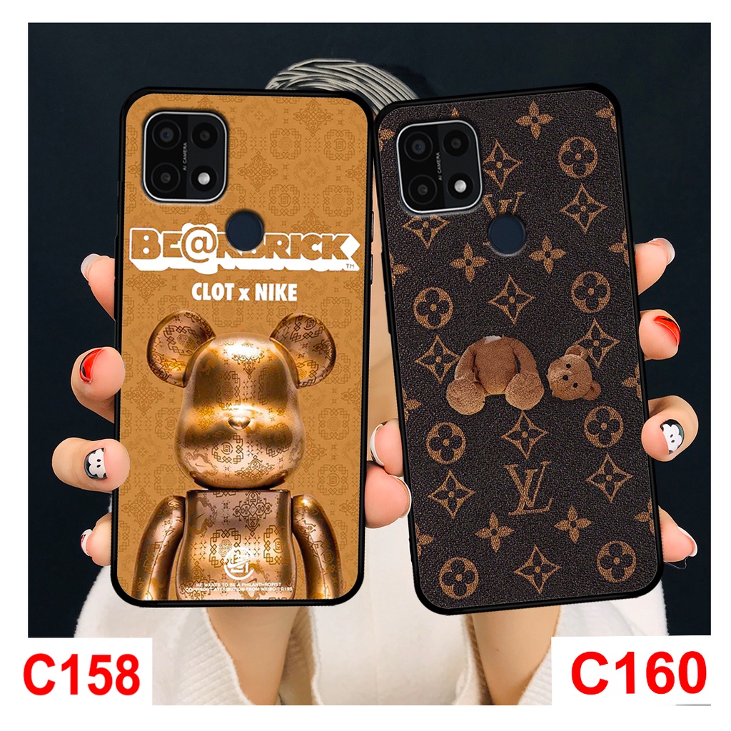 Ốp lưng Oppo A15 - A15s in hình gấu bearbrick thời trang cao cấp.