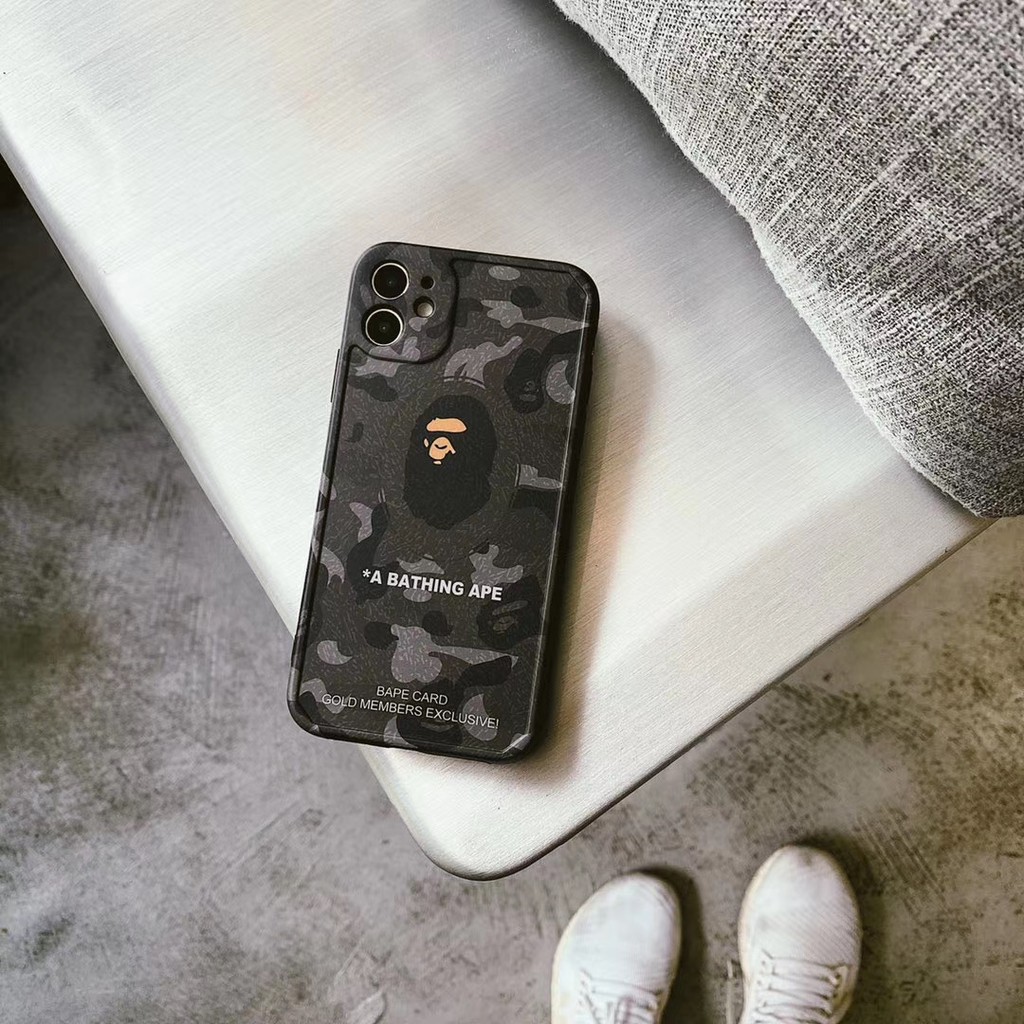 Ốp điện thoại TPU in họa tiết đầu khỉ thời trang cho IPHONE 7 8 X XS XR XSMAX 11 PRO PROMAX | BigBuy360 - bigbuy360.vn