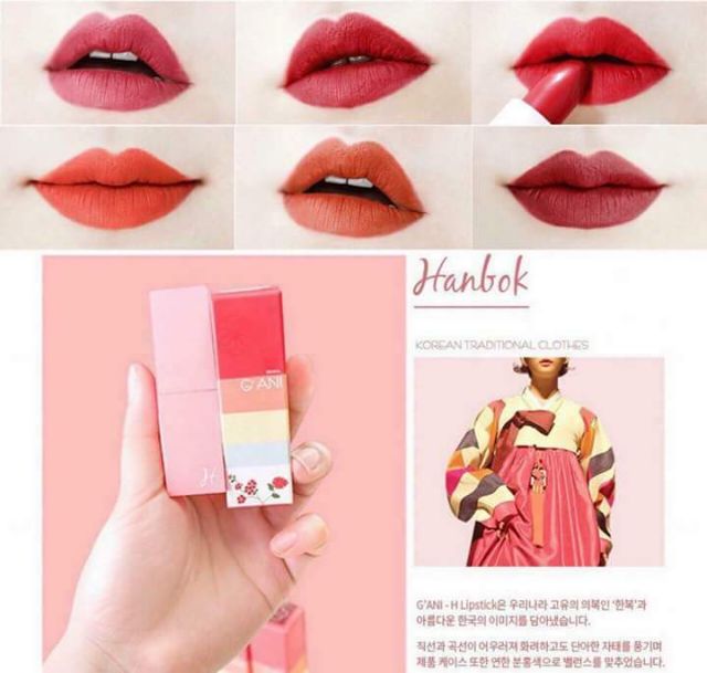 SON THỎI LÌ - SEOUL G'ANI - H. LIPSTICK