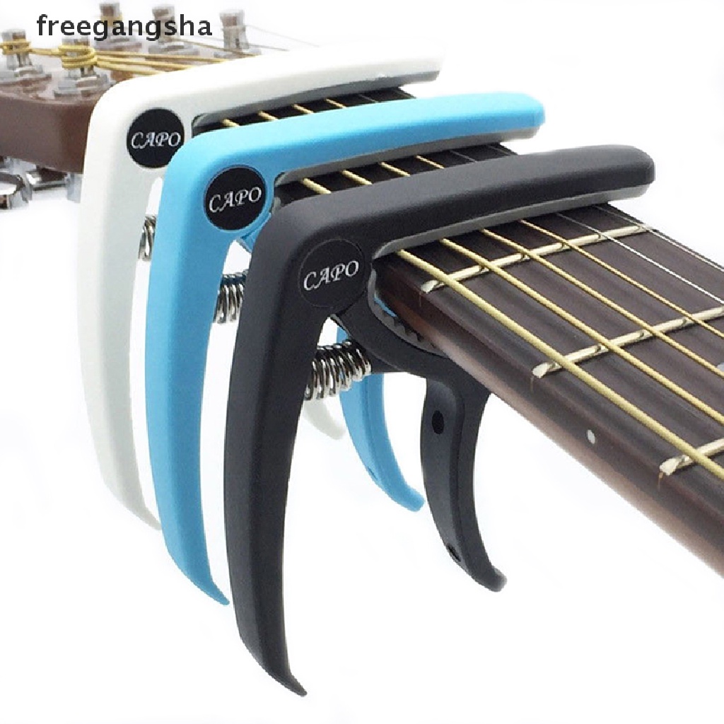 [FREG] Acoustic Electric Guitar Plastic Capo Quick Tuning Clamp Change Classic String FDH