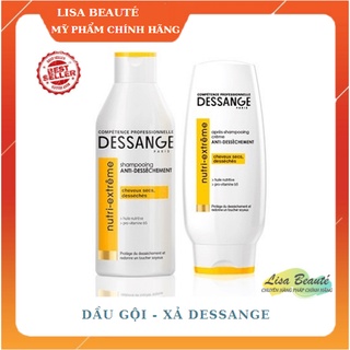 Cặp dầu gội xả Dessange Nutri-extreme 250ml +200ml