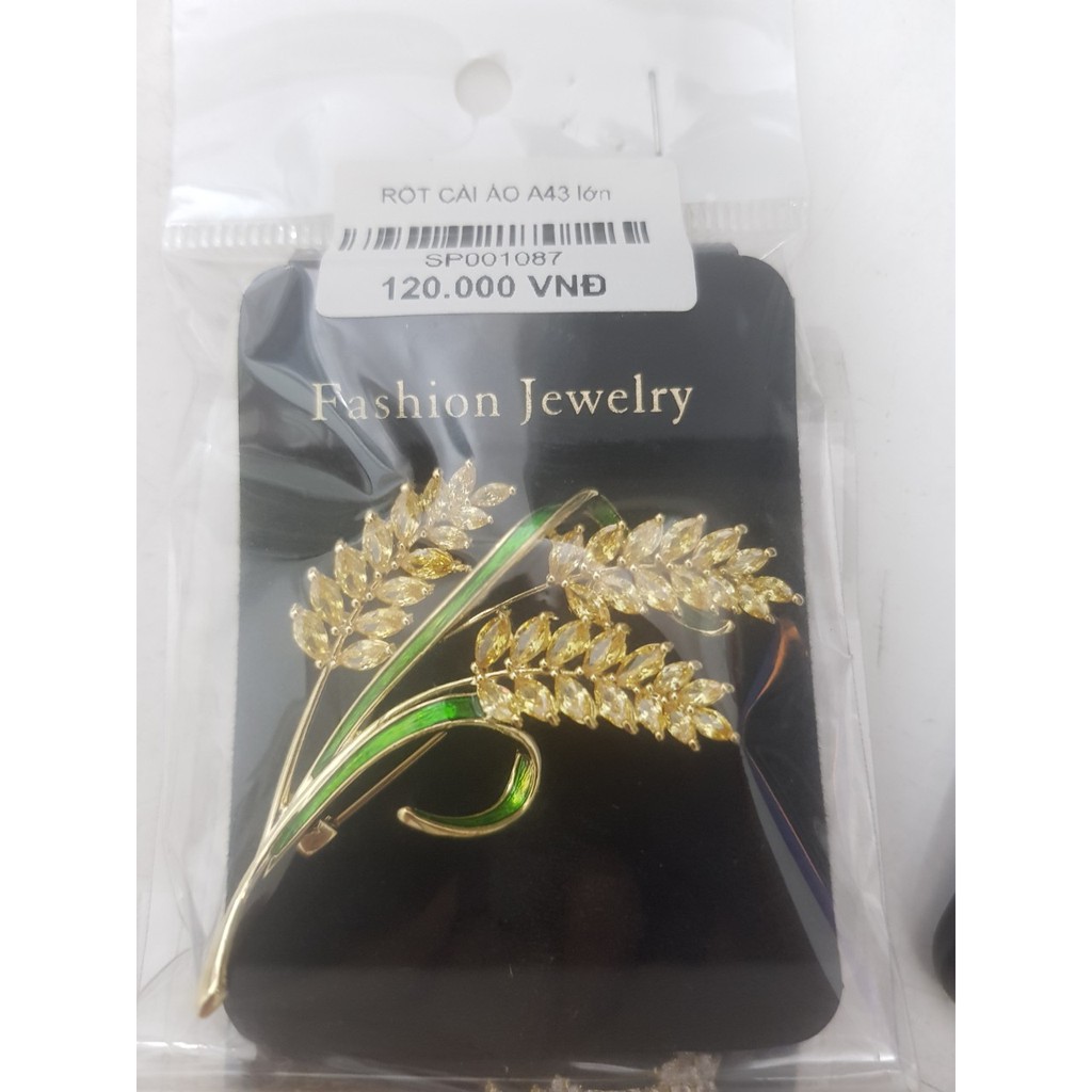 Cài áo nhiều loại lớn nhiều màu sang trọng