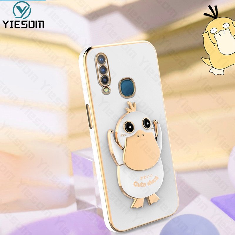 Ốp Điện Thoại Silicon Mềm Có Giá Đỡ Cho Vivo Y16 Y02S Y35 Y20 Y20S Y12S Y21 Y21T Y21S Y21A Y33S Y33T Y15A Y15S Y01 Y12 Y17 Y15 Y19