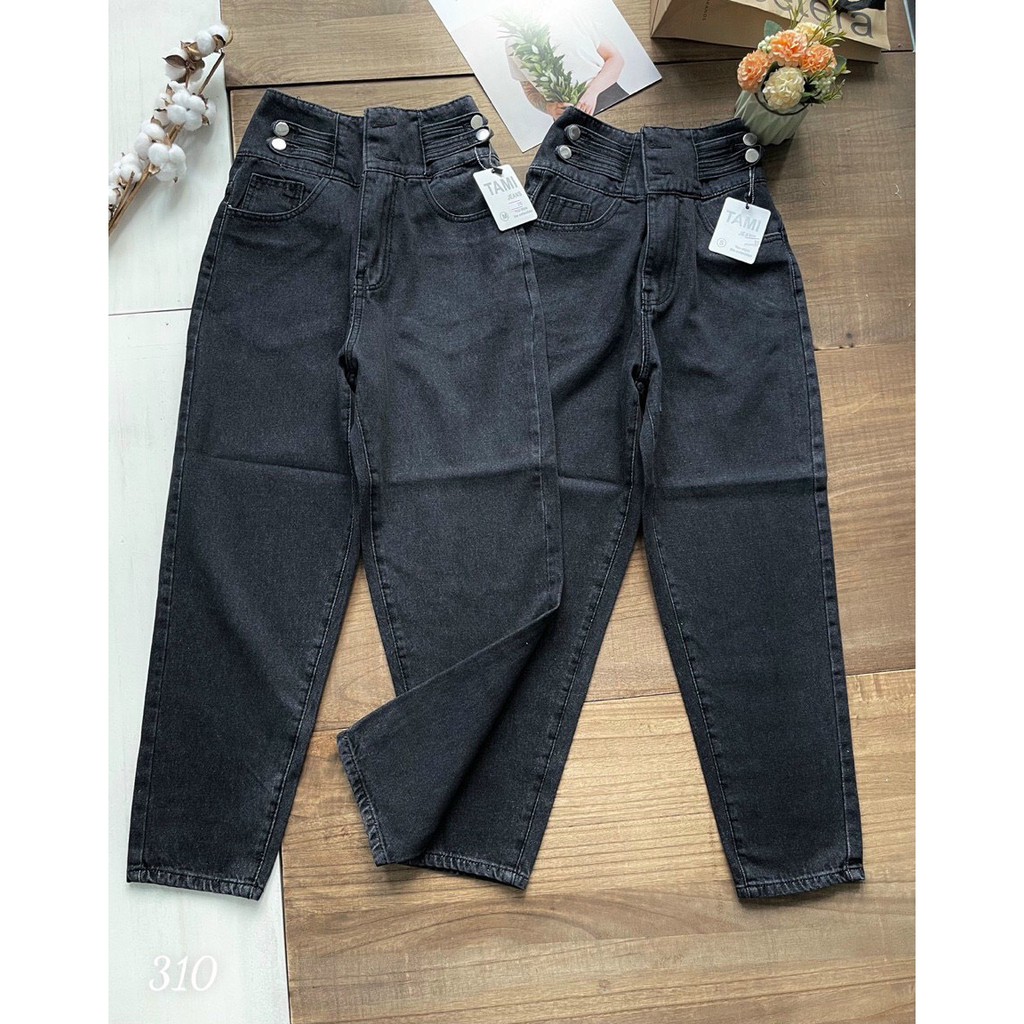 QUẦN JEAN BAGGY NỮ CẠP CAO LƯNG QUẦN PHỐI NÚT SIÊU XINH [CLIP THẬT] [FREESHIP] hàng loại 1, VẢI DÀY | BigBuy360 - bigbuy360.vn