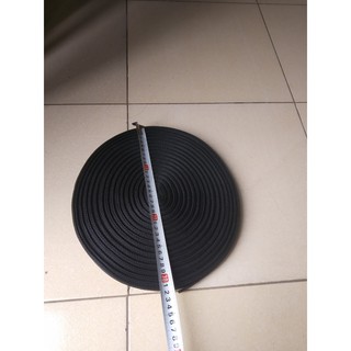Dây dù dẹt màu đen bản 2.5 cm - Dây dù buộc hàng đa ngành nghề- Dây đan ghế- Buộc hàng chắc