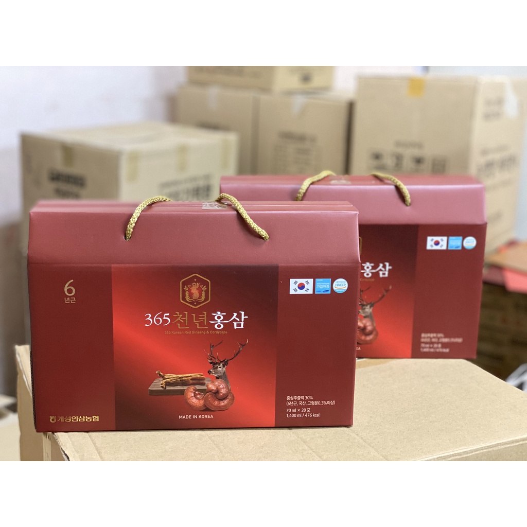 Nước Hồng Sâm Nhung Hươu 365