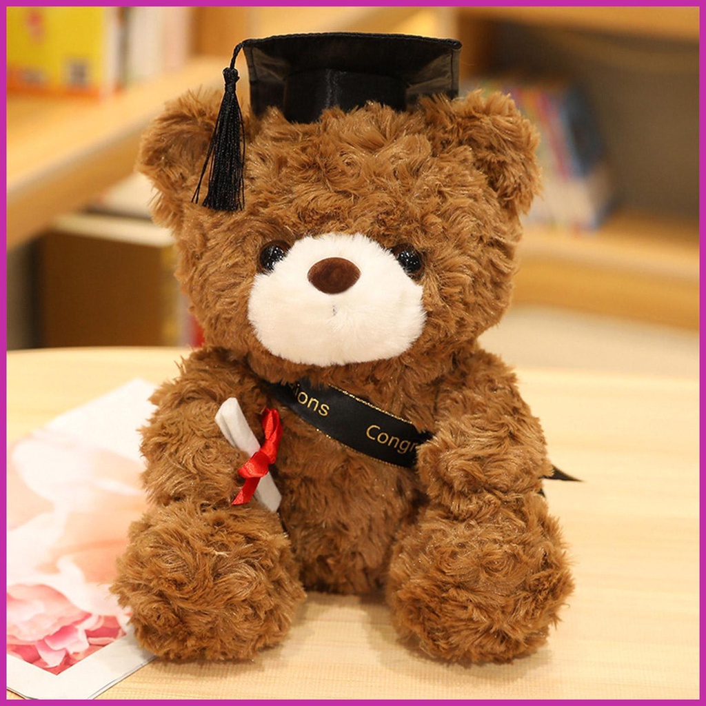 Gấu Nhồi Bông Dễ Thương Làm Quà Tốt Nghiệp