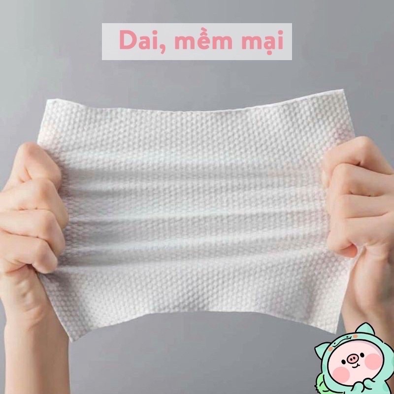 Khăn giấy đa năng nội địa Trung Animerry khăn lau mặt tẩy trang dùng 1 lần