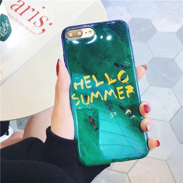 Ốp Hello Summer Silicon Dẻo Cho iPhone 6/6s - 6/6s Plus - 7/8 - 7/8 Plus - X/Xs | BigBuy360 - bigbuy360.vn