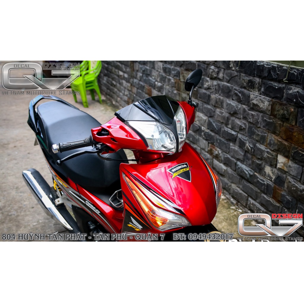 TEM RỜI FUTURE FI 2012 ĐỎ ĐEN