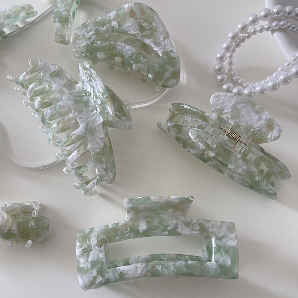 Kẹp Tóc Móng Vuốt Acrylic Hình Cua Thanh Lịch Cho Nữ