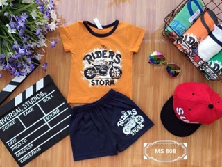 Cotton cộc tay bé trai