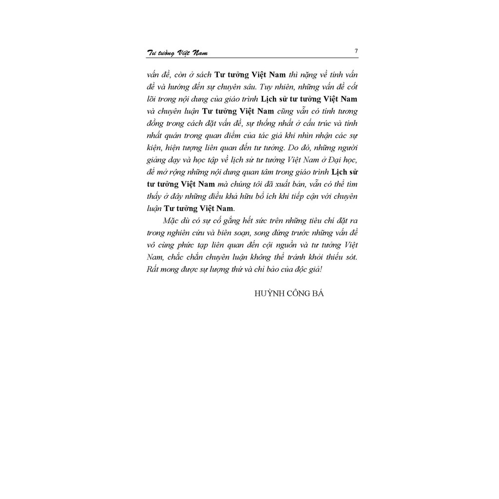 Sách - Tư Tưởng Việt Nam