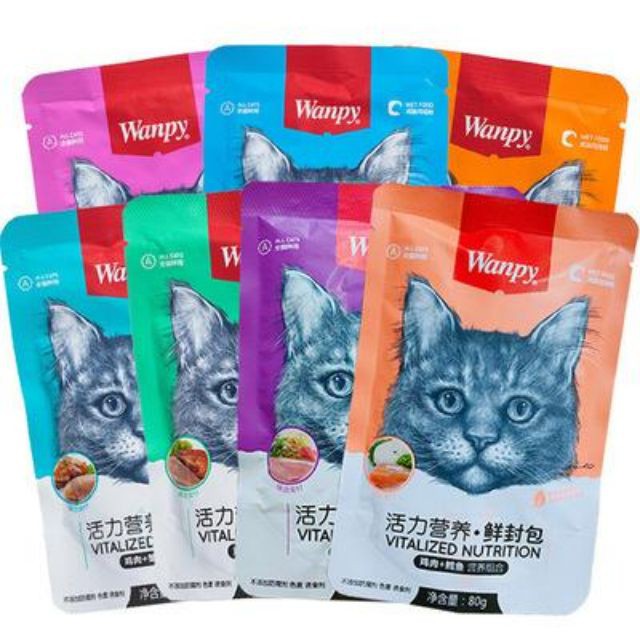 PATE WANPY DÀNH CHO MÈO GÓI 80G