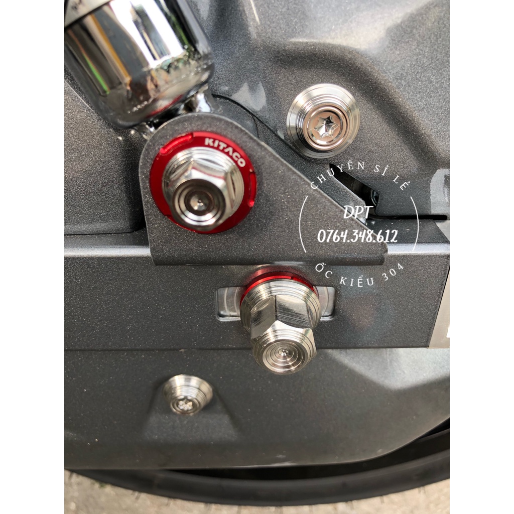 [HÌNH THẬT] Tán bít THÁI Inox 304, tán bít đầu 10li-12li-14li gắn cho các dòng xe