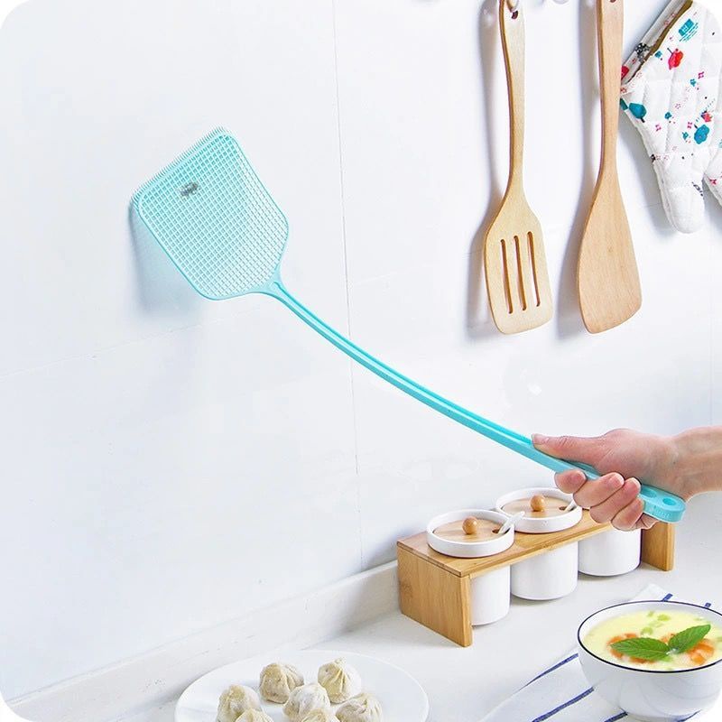 Vỉ Đập Ruồi Muỗi Tay Cầm Dài Bằng Cao Su Dày Siêu Bền