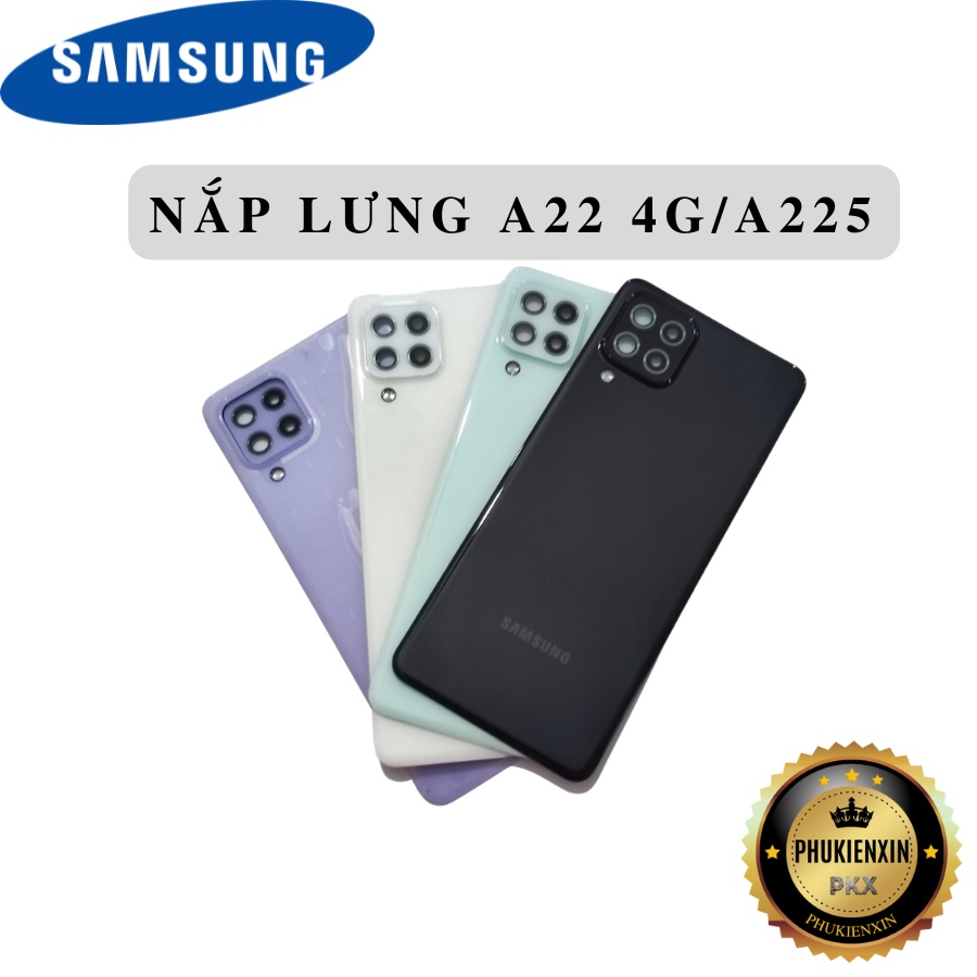 Nắp Lưng A22 4G/A225 Zin Chính Hãng SamSung + Tặng Kèm Kính Cam