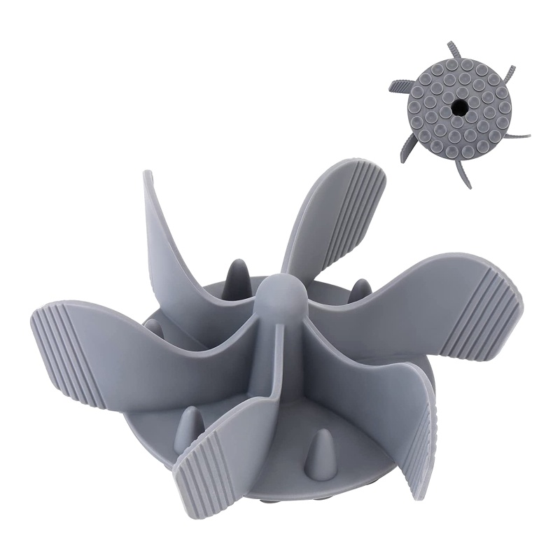 Bát Ăn Dặm Bằng Silicone 38 Giác Hút An Toàn Cho Thú Cưng