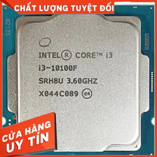 Xả kho 👍 chip cpu intel 10100f new tray 👍thông số 3.6ghz up to 4.3ghz, 4 nhân 8 luồng socket 1200 box