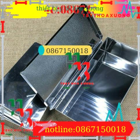 Hộp Inox Chữ Nhật Đựng Dụng Cụ Y Tế, Spa Làm Đẹp Các Cỡ