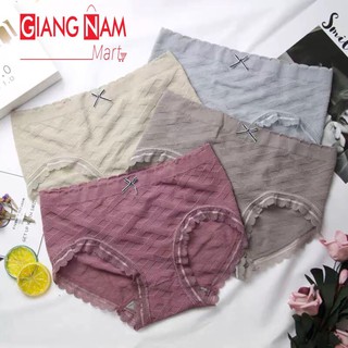 Quần lót nữ kháng khuẩn cạp cao gen bụng.
